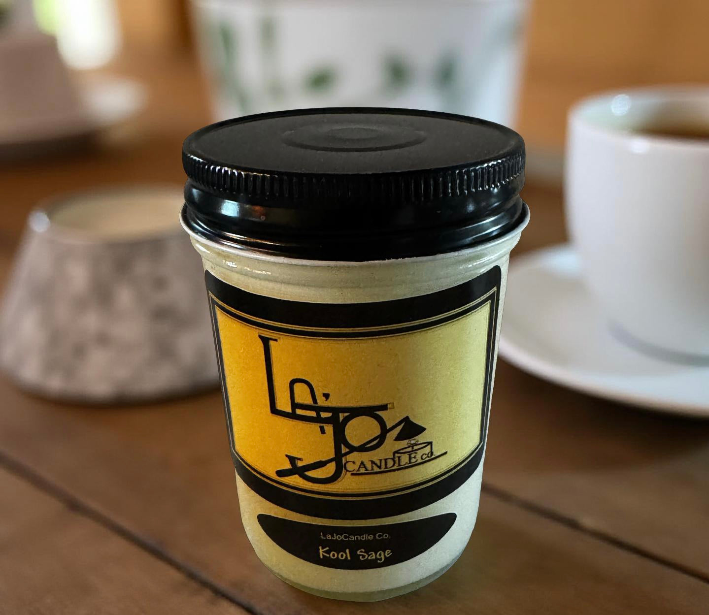 8oz Glass Candle Jars