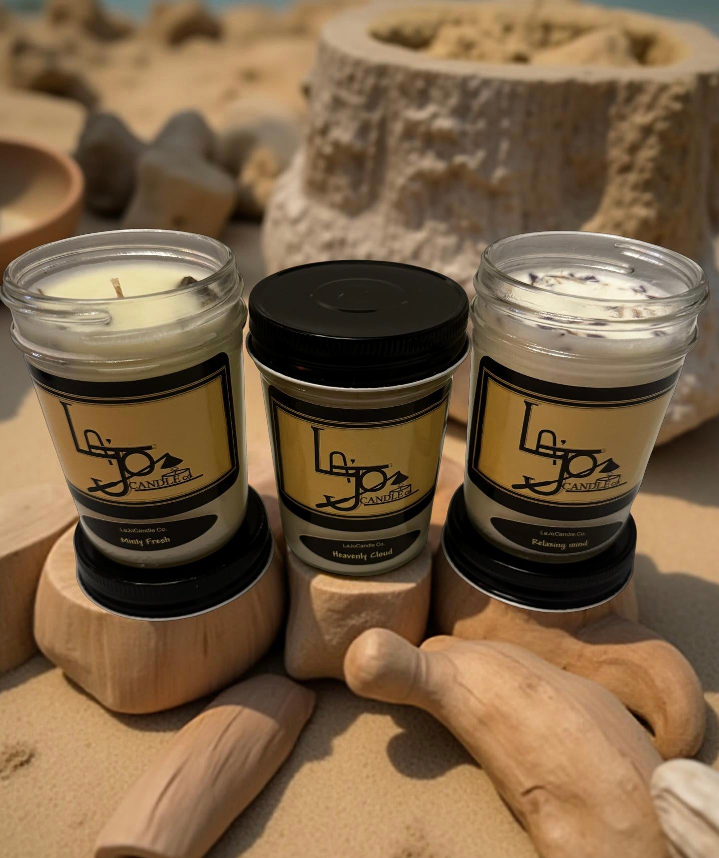 8oz Glass Candle Jars